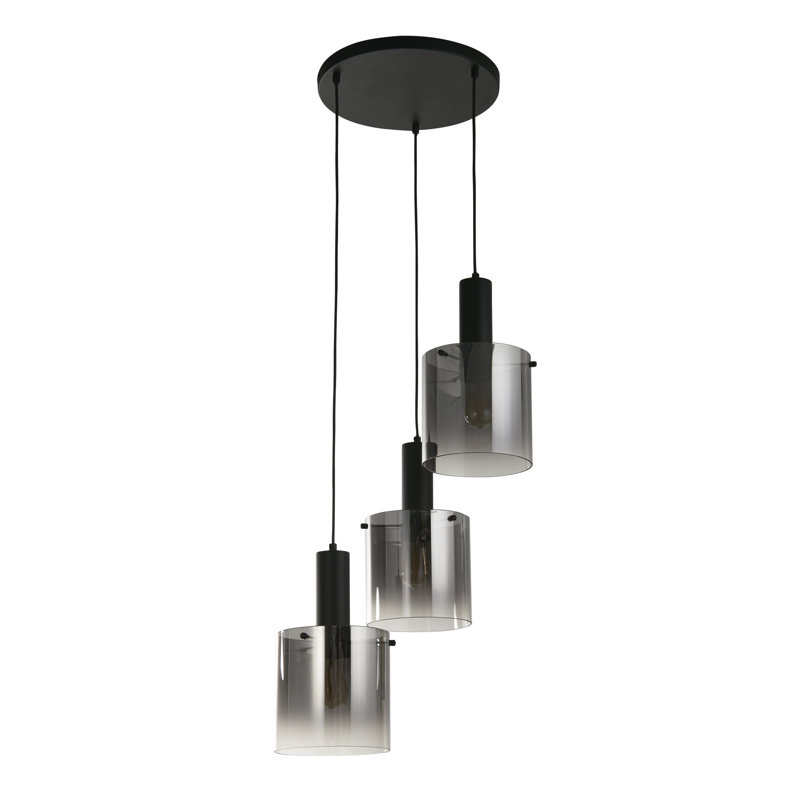 Montravious 3 - Light Unique/Statement Chandelier, Powder Coated Matt
