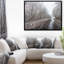 «Trees in White Winter Landscape», reproduction de photo sur toile tendue-26692811