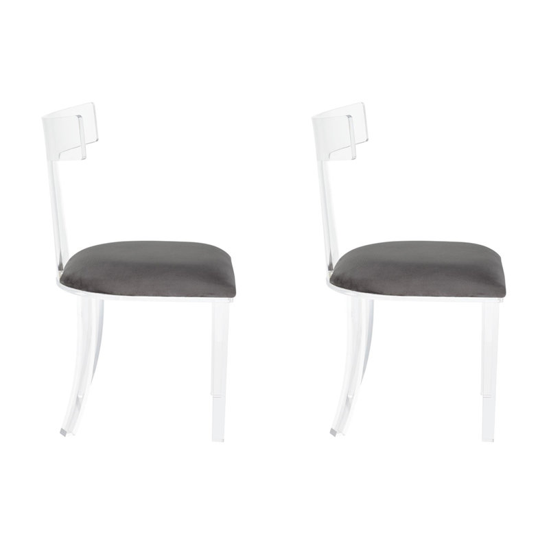 Chaise d'appoint en velours Cosmos