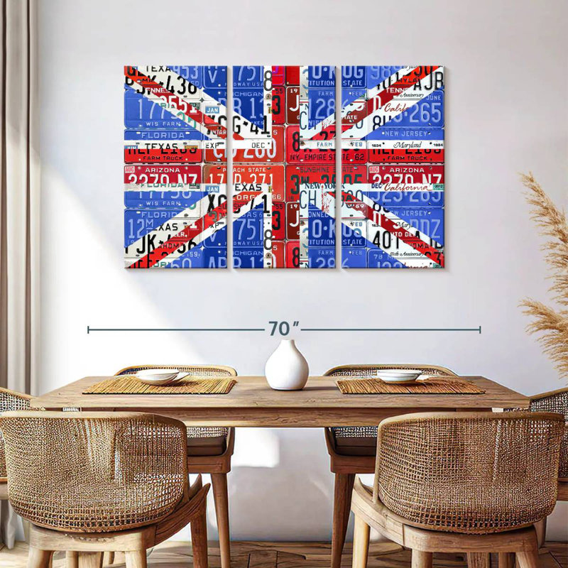 UK Flag License Plate