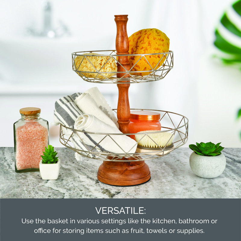 Mikasa Gourmet Basics Sidney 2 Tier Basket