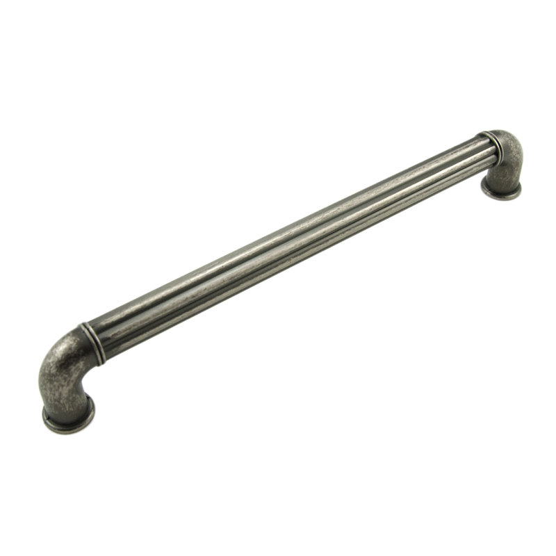 Poignée barre 8 po Corcoran, Nickel patiné