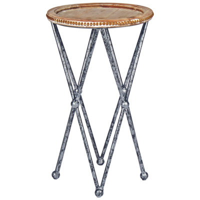 Rigby Circular Cross-Legged Side Table