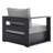 Modway Tahoe Outdoor Aluminum 4-piece Conversation Set with Coffee Table-67492252-67492251