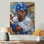 Portrait de légende du baseball sur le terrain I - décoration murale baseball sport