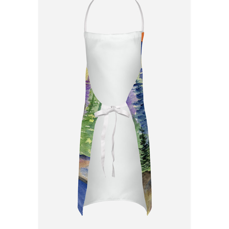 No Pattern Bib Apron