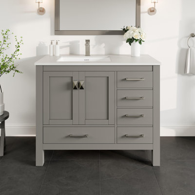 London 42" W Single Bathroom Vanity Set
