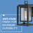 Republic Seeded Glass Outdoor Wall Mount Lantern-115094840-115094843