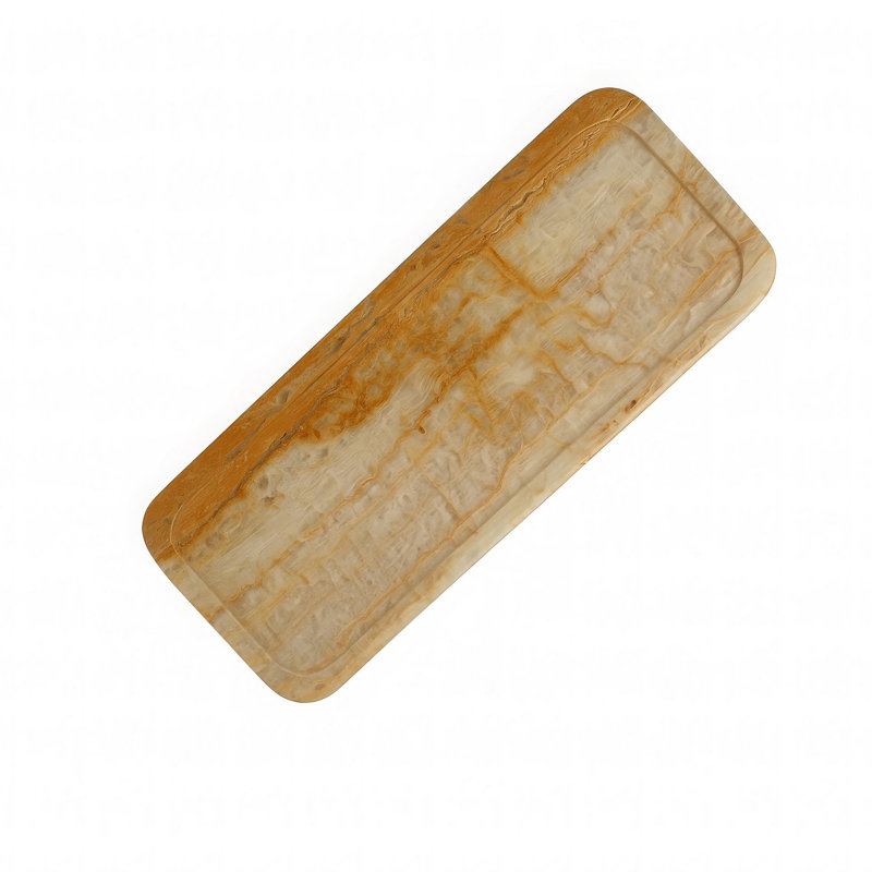 Montana Rectangle Marble Travertine Tray