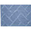 Cotton Area Rug in Blue