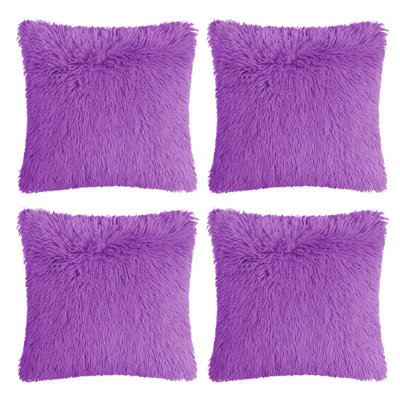 Faux Fur Throw Pillow