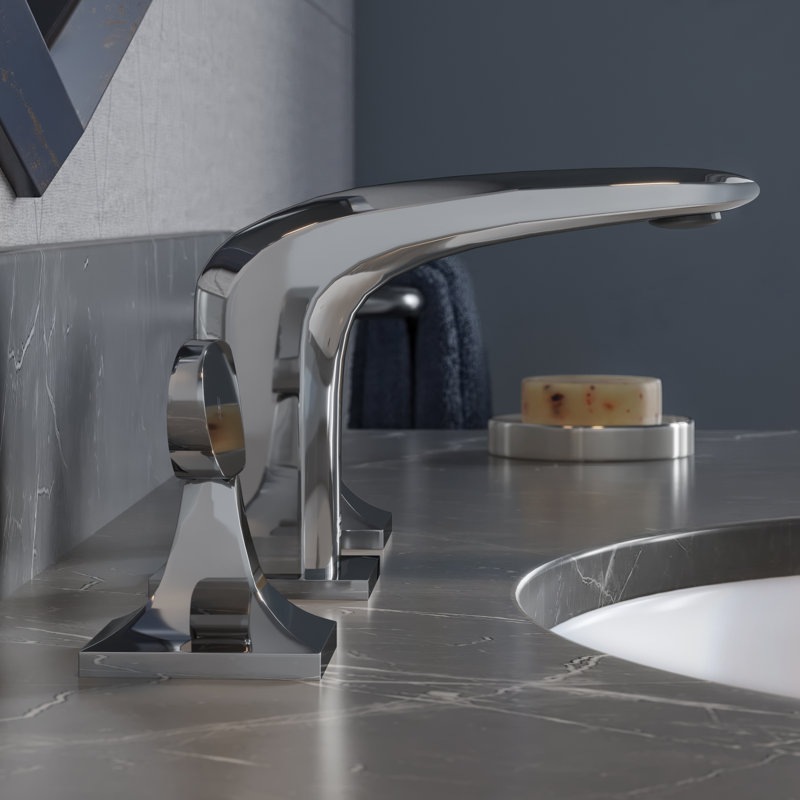Château 8 in. Widespread, 2-Handle, Bathroom Faucet, Chrome