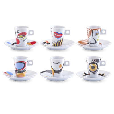6-tlg. Espressotassen-Set Semaj