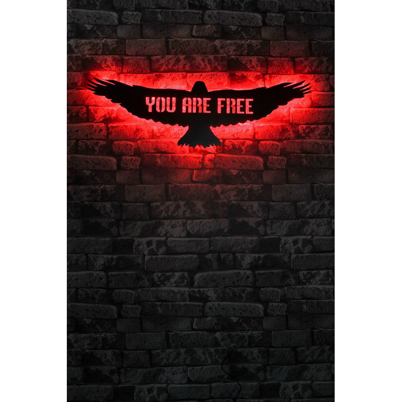 Elegant Red LED Decorative Lighting, 24 x 31.5 inches | Durable Black MDF Base (0.1 inches Thick), 60 LEDs/m | 12V 1A DC Adapter, 12.2 ft Cord Length | Perfect for Home Decor & Ambiance Enhancement