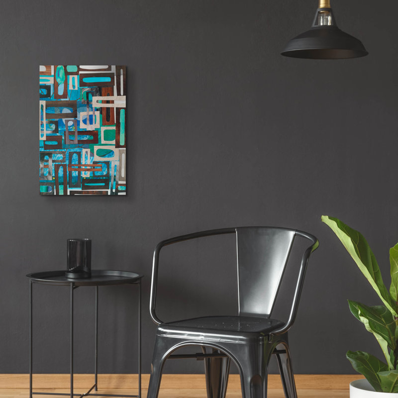Art mural en verre 3 "Pompe2 Baths par Coco Good, H 24 po x l 16 po x P 0,2 po