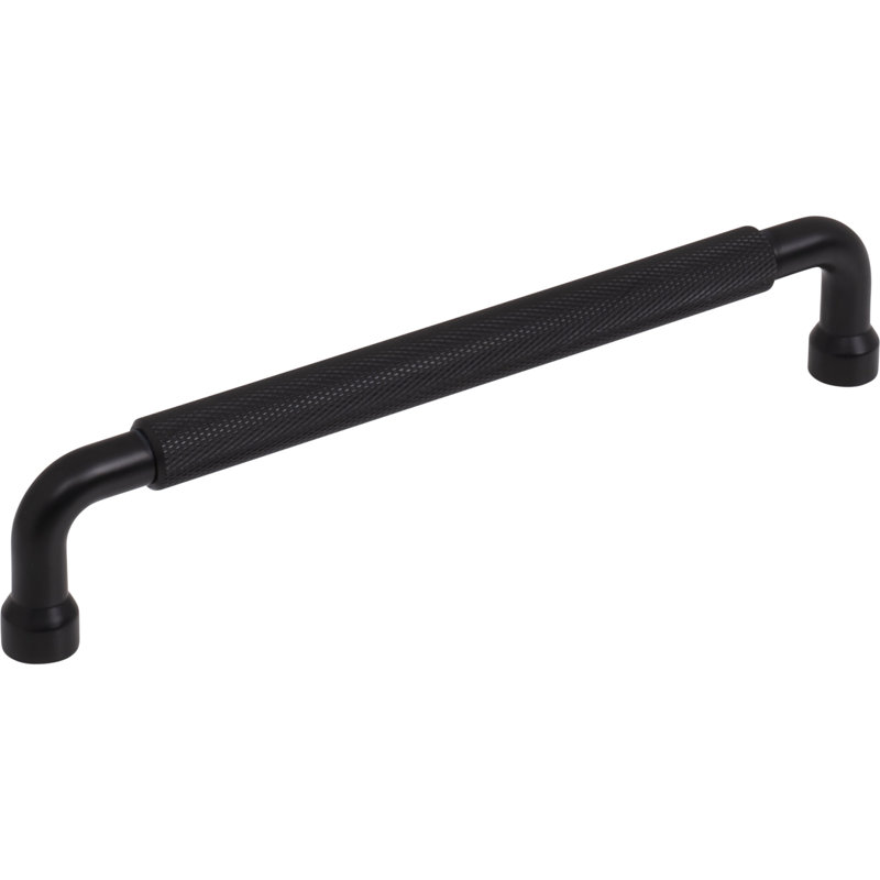 Garrison Bar Pull, Flat Black, 6 5/16" Center To Center