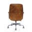 Chaise de bureau industrielle pivotante avec levage pneumatique et base à 5 branches Aneira-2091724433