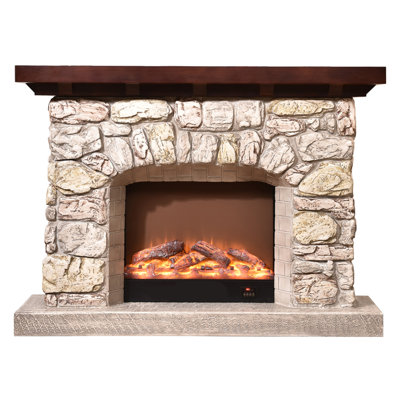 American-style decorative simulated fire household electric fireplace