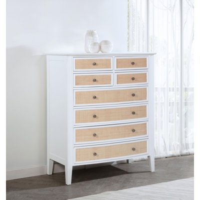 Coden 8-Drawer Chest Of Drawers White