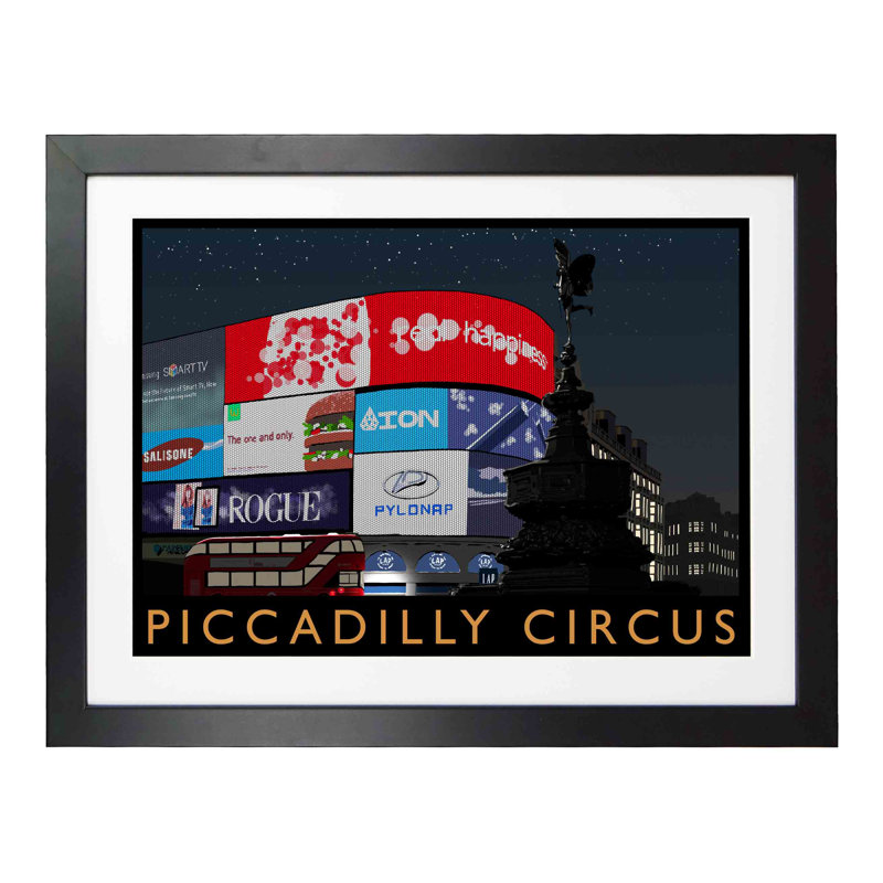 Richard O'Neil - Print, Black Wood Frame, 33.5 cm H x 43.5 cm W x 2.2 cm D