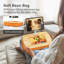 Adjustable Lap Beanbag Tablet  Stand, with Snack Bowl,362° Rotating Cli