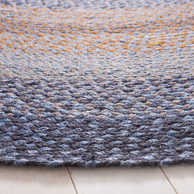 Jeaneen Flat Weave Jute Rug, Round 6'