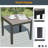 Mazure 3 Piece Patio Wicker Conversation Set with Side Table-110098286