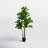 59.1'' Faux Fiddle-Leaf Fig Tree Tree in Cement Pot