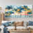 White Floater Framed