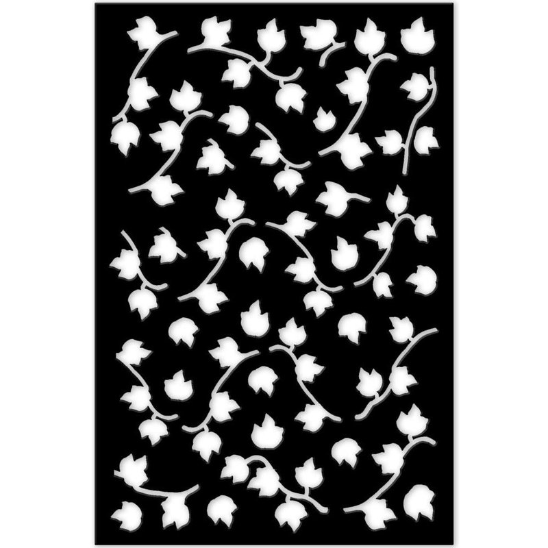 Paravent 48 po x 32 po, Noir