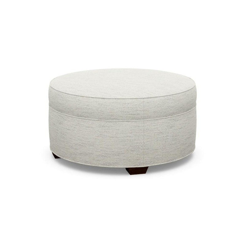 Round Ottoman, Walnut, 3906-73