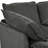 Grey Chenille 4 With Storage, Leg Support Modular Chenille, Seating Experience-2103749303