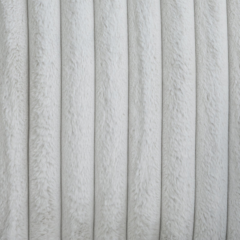 Coussins réversibles Modern, Velours côtelé gris