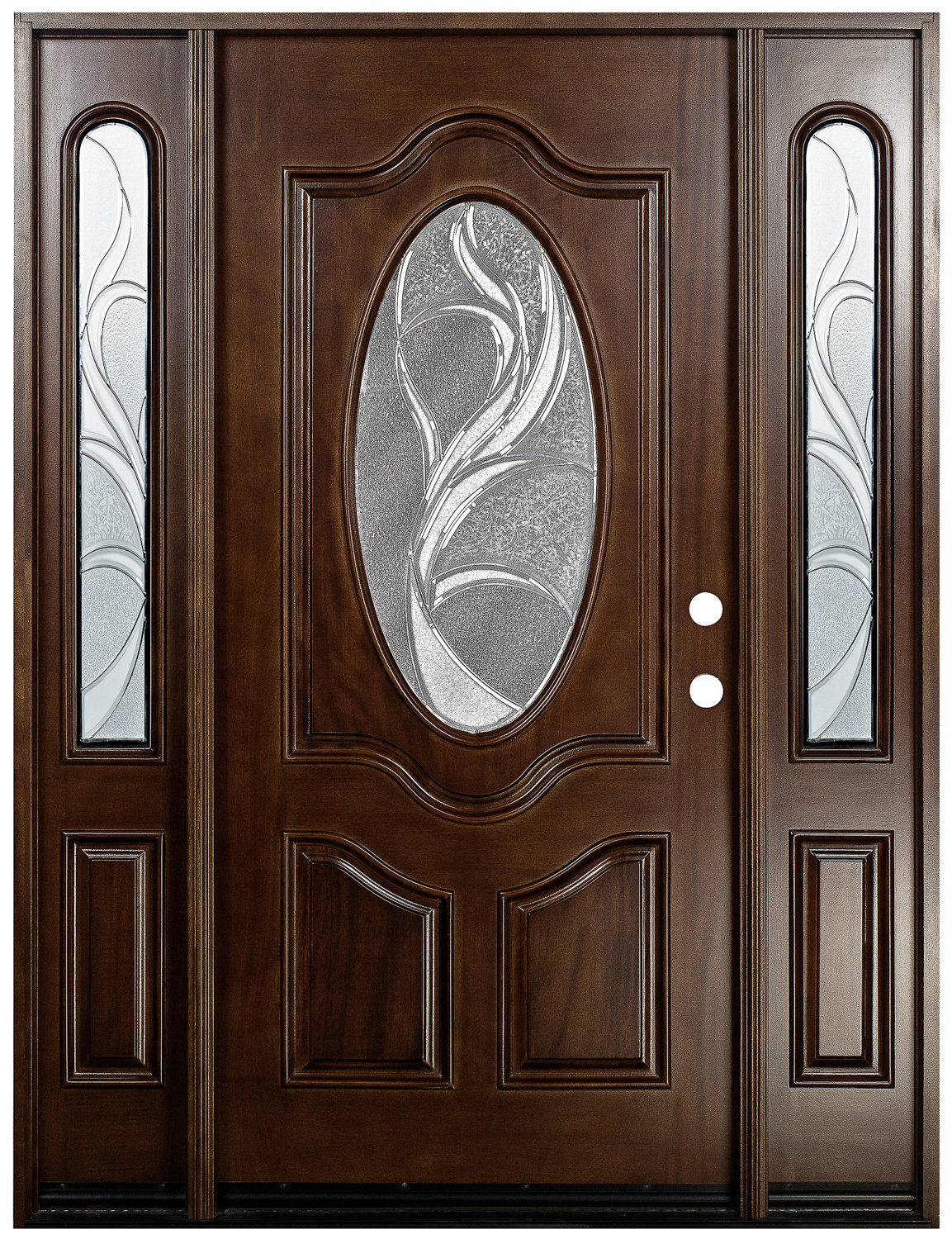 CreativeEntryways Craftsman Ready to Install Mahogany Wood Prehung Entry  Door - Wayfair Canada