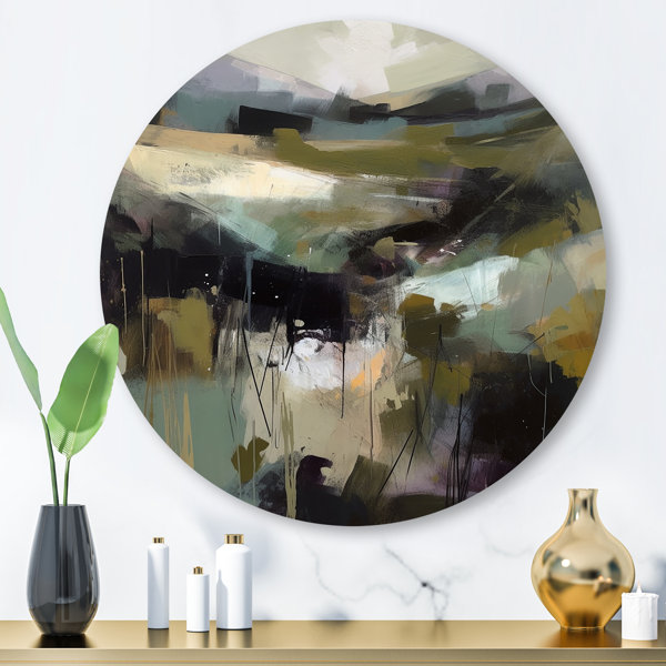 Ivy Bronx Abid Abstract Delicate Brushstroke III On Metal Print ...