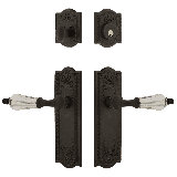 Nostalgic Warehouse Meadows Entry Set with Parlour Crystal Lever