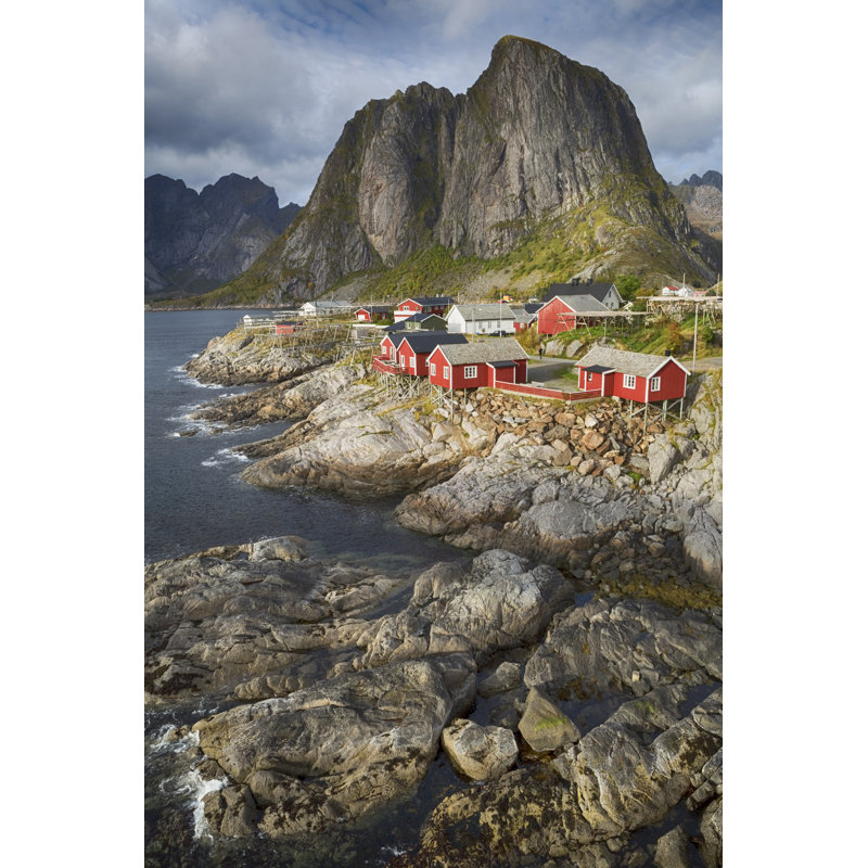 Hamnoy Fishing Village - Wrapped Canvas Print, 76cm H x 51cm W