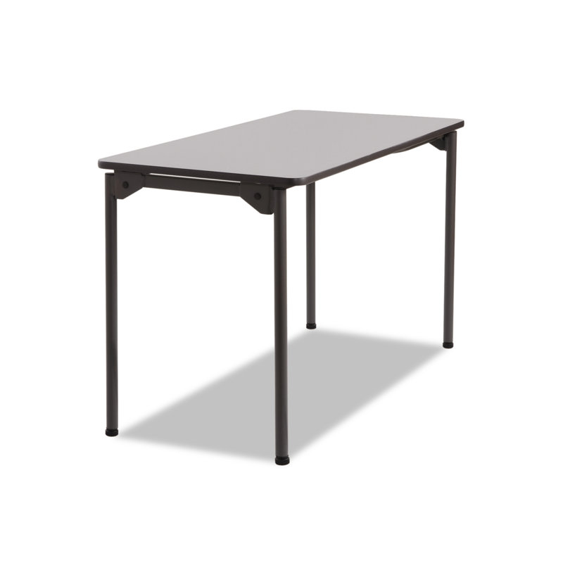 Rectangular Folding Table, Gray, 29.5" H x 48" W x 24" D