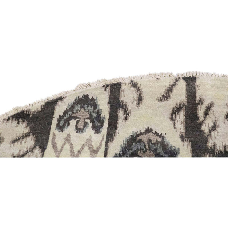 Wool Area Rug in Gray