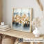 Floral Golden Flowers Glam Unframed Art Print-1033064353