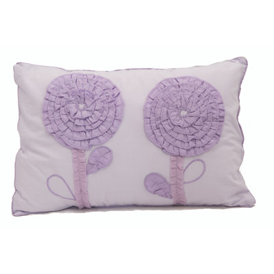 Coussin lombaire lilas Floret