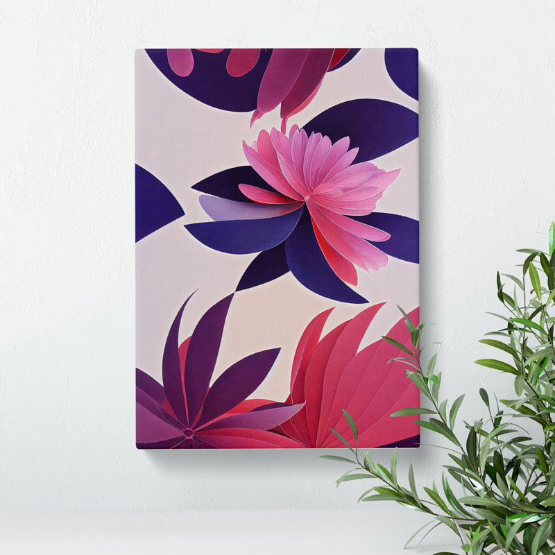 XV1022-4276X Sublime Flowers - Print, No Matte, 50cm H x 35cm W, Wrapped Canvas