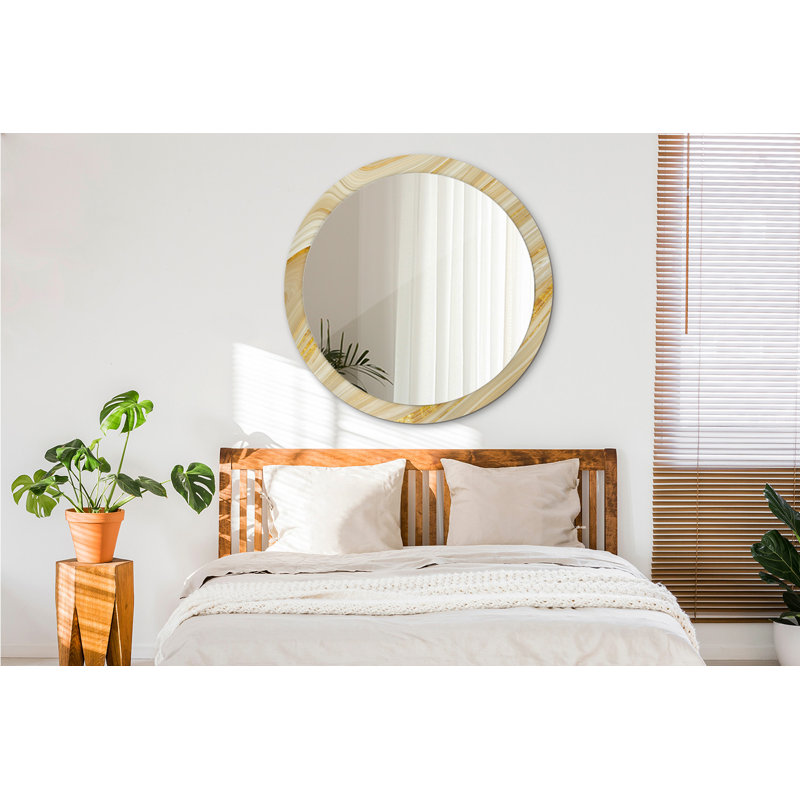Huldar Glass Flat Wall Mirror