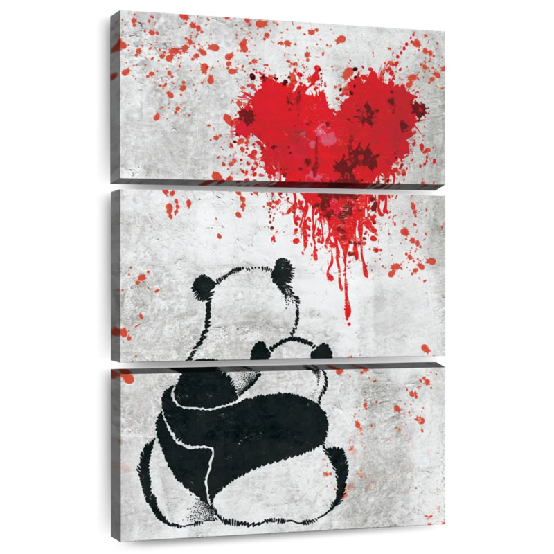Hardie Panda Romance, 32" H x 20" W