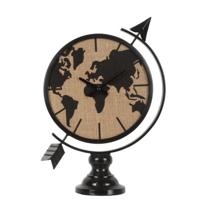 Numerical Metal Mechanical Tabletop Clock