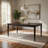 Oline Dining Table, Dark Walnut Brown Wood, Rectangular 72 Inch Top