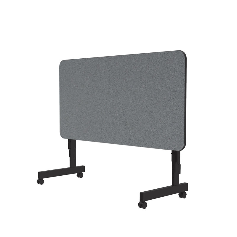 Table à plateau rabattable avec fusible thermique, Gris, H 31 po x l 72 po x P 24 po