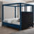 Upholstered Canopy Bed-86553818-86553817