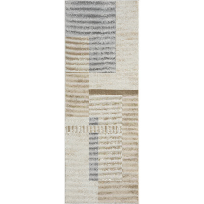 Tapis beige 5 pi 3 po x 7 pi 2 po United Weavers, Tapis de couloir 2 pi 7 po x 7 pi 2 po