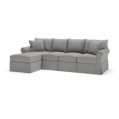 Amari Slipcovered Chaise Sectional